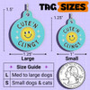 Cute 'N Clingy - Enamel Dog Tag *Blue