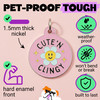 Cute N Clingy - Enamel Dog Tag *Pink