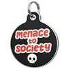 Menace to Society - Enamel Dog Tag