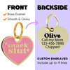 Snack Slut - Gold Enamel Dog Tag