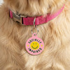 Socially Impaired - Enamel Dog Tag *Pink New Color
