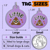 Little Shit - Enamel Dog Tag *Purple New Color