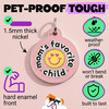 Mom's Favorite Child - Enamel Dog Tag *Pink New Color