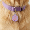 Clearly the Favorite - Enamel Dog Tag *Purple