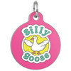 Silly Goose - Enamel Dog Tag *Pink