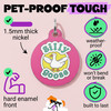 Silly Goose - Enamel Dog Tag *Pink