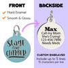 Stage 5 Clinger - Enamel Dog Tag *Blue