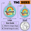 Rescue Baby - Enamel Dog Tag *Blue