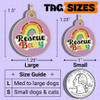 Rescue Baby - Enamel Dog Tag *Purple