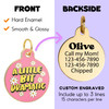 Little Bit Dramatic - Enamel Dog Tag