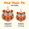 Wild Thing - Gold Enamel Tiger Tag