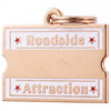 The Roadside Attraction - Gold Enamel Name Tag