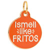 I Smell Like Fritos - Gold Enamel Dog Tag