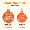 I Smell Like Fritos - Gold Enamel Dog Tag