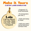 Bless Your Heart - Gold Enamel Dog Tag