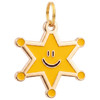 The Sheriff Tag - Gold Enamel Dog Tag