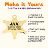 The Sheriff Tag - Gold Enamel Dog Tag