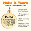 Buck Around & Find Out - Gold Enamel Dog Tag