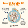 Buck Around & Find Out - Gold Enamel Dog Tag