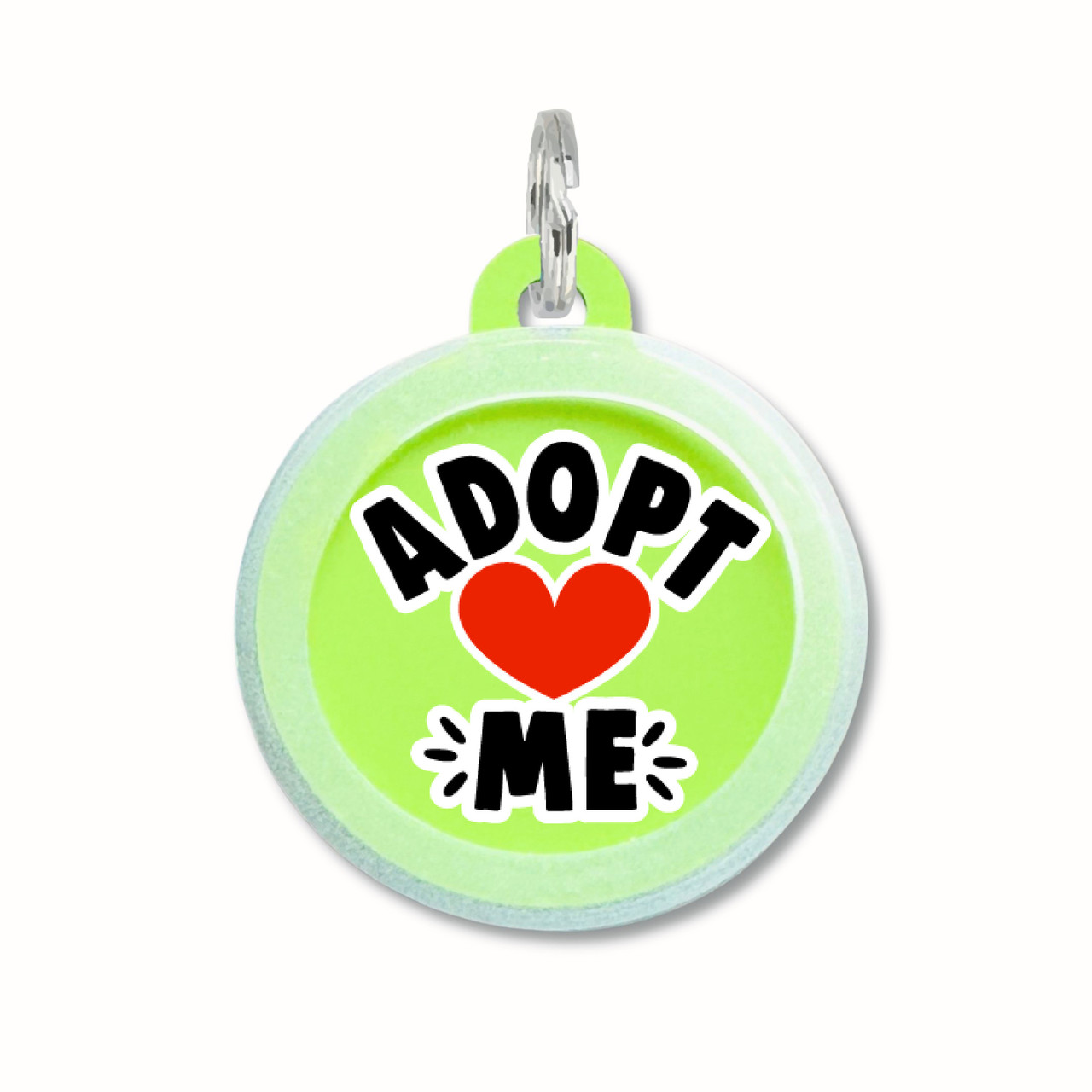 Adopt Me Dog Tag - Personalized Pet ID Tag - Silent Dog Tags