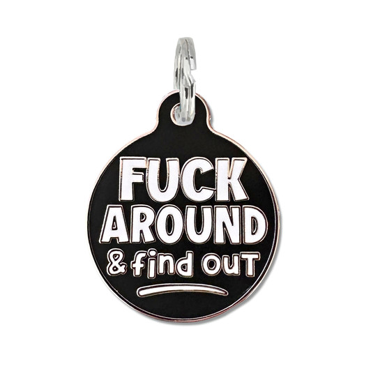 Funny Dog Tag Personalized can't Talk Doing Bad Dog 