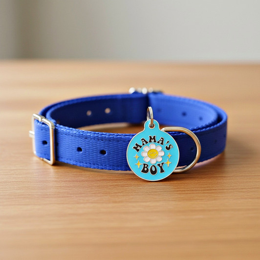 Mama's Boy - Enamel Pet Tag