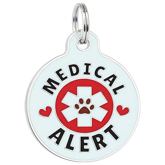 Medical Alert - Enamel Dog Tag
