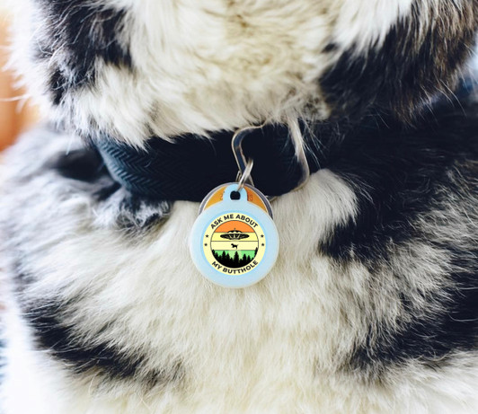 Ask me About my Butthole - Silent Dog Tag