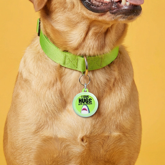 Hugs with my Mouth - Comfort Dog Tag