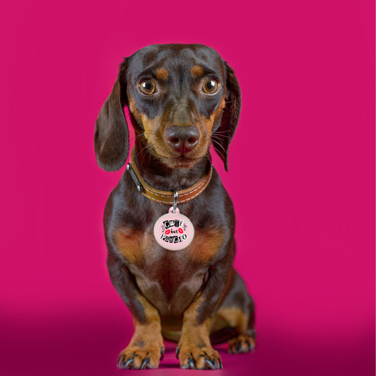 Cute but Psycho - Silent Dog Tag