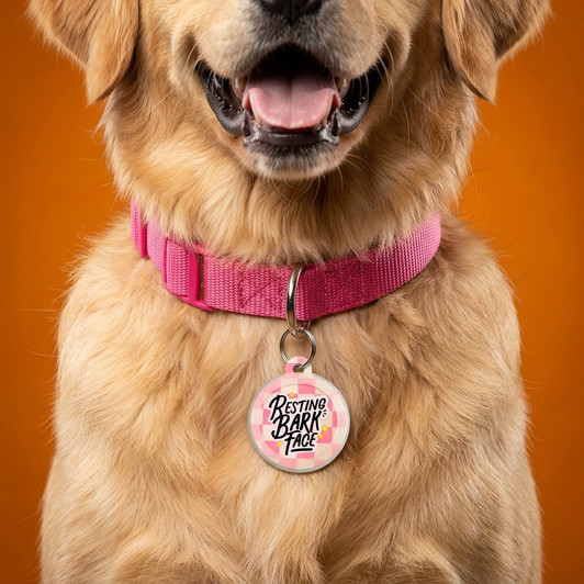 Resting Bark Face - Comfort Dog Tag