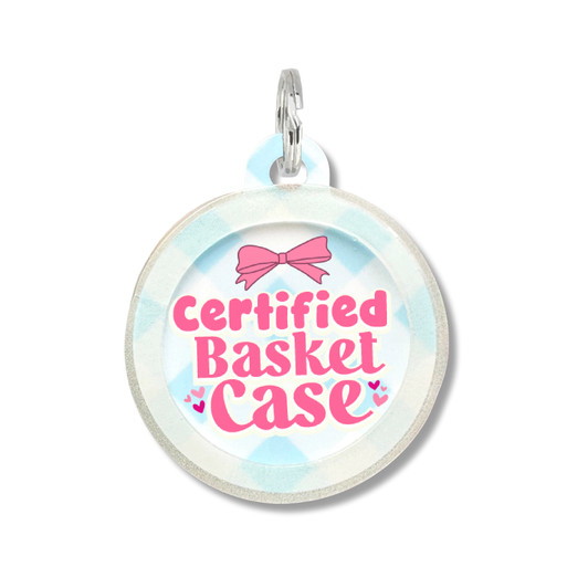 Easter Certified Basket Case - Silent Dog Tag