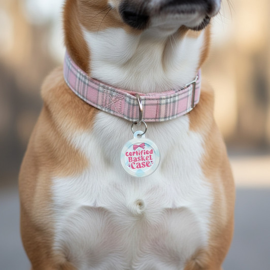 Easter Certified Basket Case - Silent Dog Tag