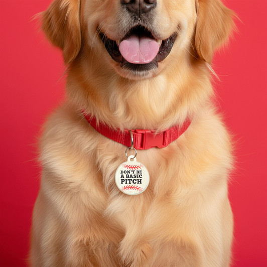 Don't Be a Basic Pitch - Silent Dog Tag