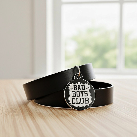 Bad Boys Club - Enamel Dog Tag