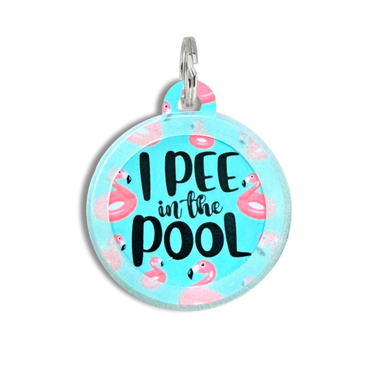 I Pee in the Pool - Silent Dog Tag