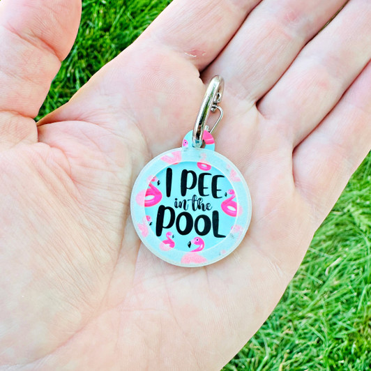 I Pee in the Pool - Silent Dog Tag