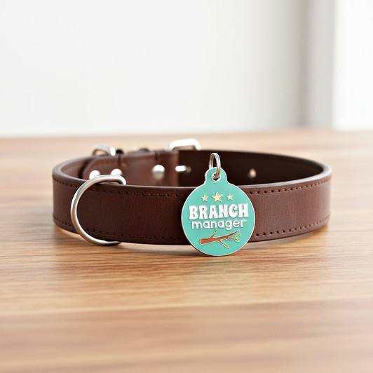 Branch Manager - Enamel Dog Tag