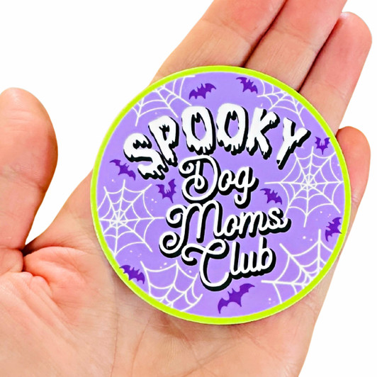 SOLD OUT Spooky Dog Moms Club Halloween Sticker SOLD OUT Spooky Dog Moms Club Halloween Sticker