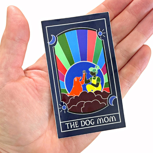 The Dog Mom (Inverted) Halloween Sticker The Dog Mom (Inverted) Halloween Sticker