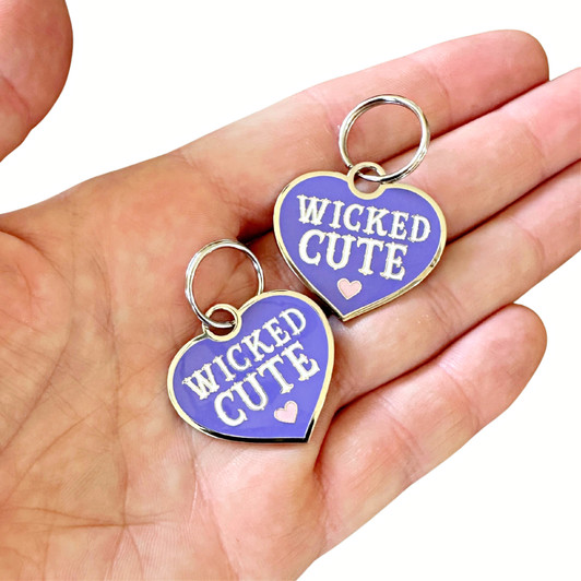 Wicked Cute - Halloween Enamel Dog Tag Wicked Cute - Halloween Enamel Dog Tag