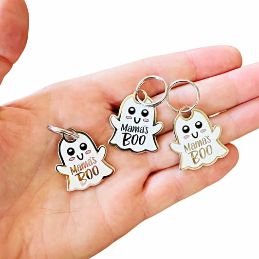 Mama's Boo - Halloween Enamel Dog Tag Mama's Boo - Halloween Enamel Dog Tag