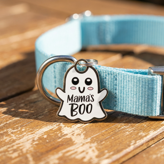 Mama's Boo - Enamel Dog Tag