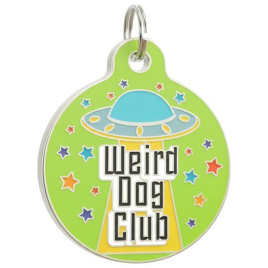 Weird Dog Club - Enamel Dog Tag