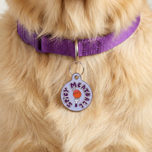 Spicy Meatball - Enamel Dog Tag Spicy Meatball - Enamel Dog Tag