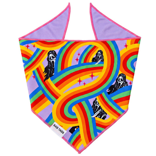 Slay But Make It Gay - Reversible Cooling Dog Bandana Slay But Make It Gay - Reversible Cooling Dog Bandana
