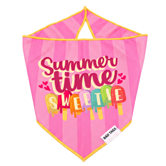 The Summertime Sweetie - Reversible Cooling Dog Bandana The Summertime Sweetie - Reversible Cooling Dog Bandana