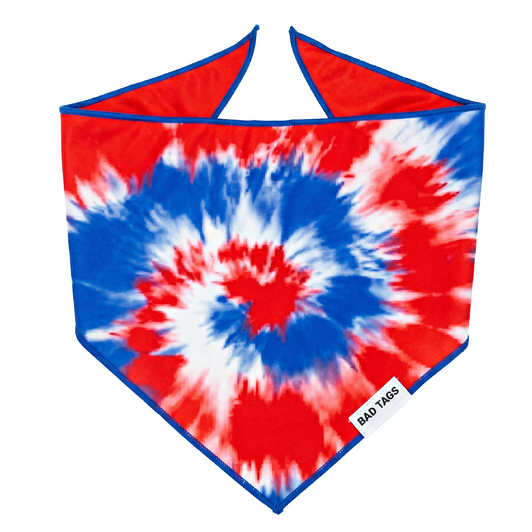 The All-American Menace - Reversible Cooling Dog Bandana The All-American Menace - Reversible Cooling Dog Bandana