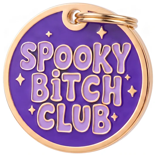 Spooky Bitch Club - Halloween Dog Tag