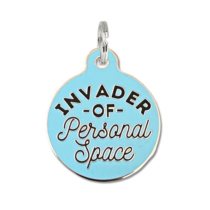 Invader Personal Space Dog Tag